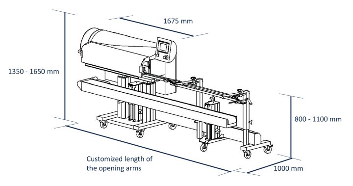 Pronova 525 Technical Specification With Conveyor Belt