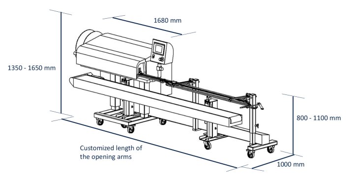 Pronova 535 Technical Specification With Conveyor Belt