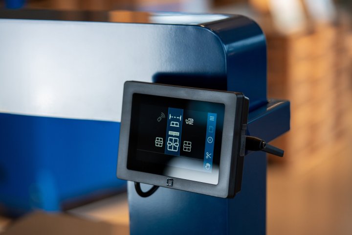 US 3000 ultrasonic banding machine display screen