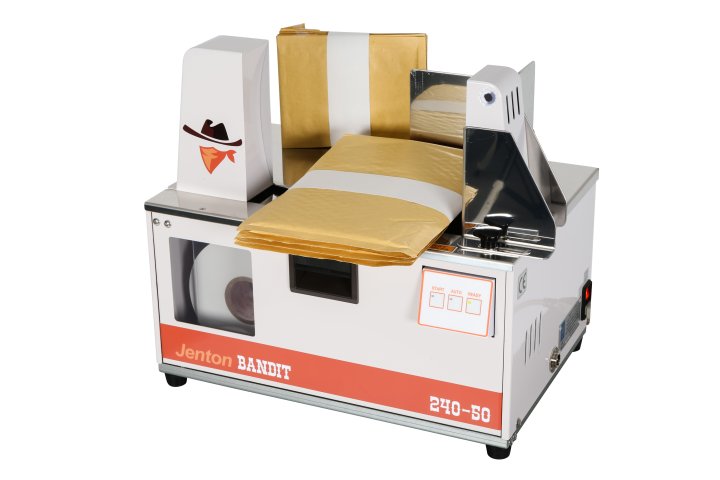 Jenton Bandit 240 50 Benchtop Paper Film or Foil Banding Machine
