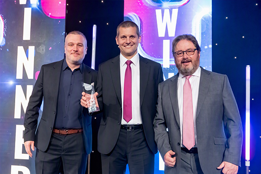 Jenton win the Automate UK Award for Innovative Processing System